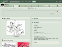 Tablet Screenshot of citrikus.deviantart.com