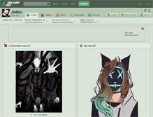 Tablet Screenshot of jinroo.deviantart.com