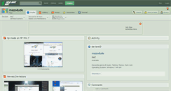 Desktop Screenshot of mazodude.deviantart.com