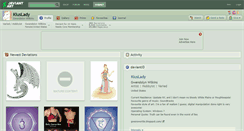 Desktop Screenshot of kiuslady.deviantart.com