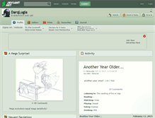 Tablet Screenshot of darqlugia.deviantart.com