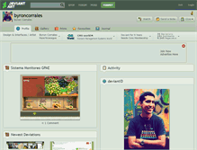 Tablet Screenshot of byroncorrales.deviantart.com