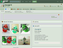 Tablet Screenshot of cheungb10.deviantart.com