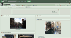 Desktop Screenshot of manusogna.deviantart.com