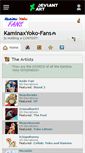 Mobile Screenshot of kaminaxyoko-fans.deviantart.com