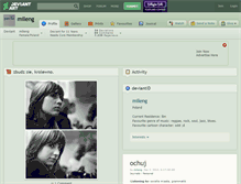 Tablet Screenshot of mileng.deviantart.com