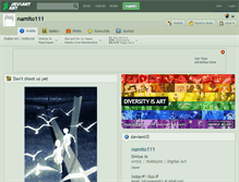 Tablet Screenshot of namito111.deviantart.com