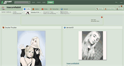Desktop Screenshot of insecurerabbit.deviantart.com