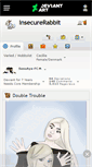 Mobile Screenshot of insecurerabbit.deviantart.com