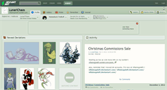 Desktop Screenshot of lunarichaos.deviantart.com