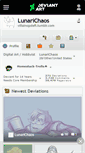Mobile Screenshot of lunarichaos.deviantart.com