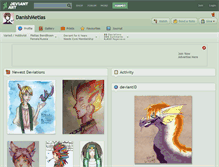 Tablet Screenshot of danishmetias.deviantart.com