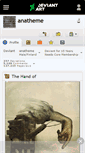 Mobile Screenshot of anatheme.deviantart.com