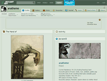 Tablet Screenshot of anatheme.deviantart.com