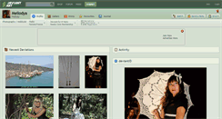 Desktop Screenshot of mellodya.deviantart.com