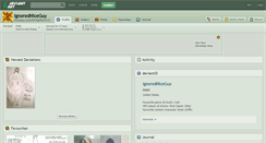 Desktop Screenshot of ignoredniceguy.deviantart.com