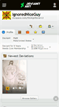 Mobile Screenshot of ignoredniceguy.deviantart.com