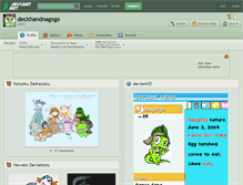 Tablet Screenshot of deckhandnagogo.deviantart.com