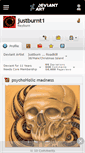 Mobile Screenshot of justburnt1.deviantart.com