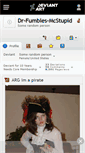 Mobile Screenshot of dr-fumbles-mcstupid.deviantart.com