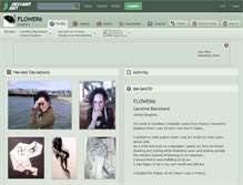 Tablet Screenshot of flower6.deviantart.com