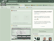 Tablet Screenshot of countercommunity.deviantart.com