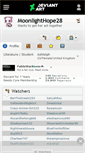 Mobile Screenshot of moonlighthope28.deviantart.com