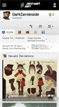 Mobile Screenshot of darkzeroinside.deviantart.com