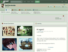 Tablet Screenshot of darkzeroinside.deviantart.com