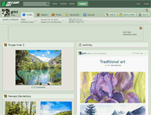 Tablet Screenshot of grini.deviantart.com