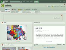 Tablet Screenshot of coolrastic.deviantart.com