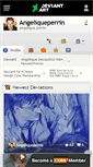 Mobile Screenshot of angeliqueperrin.deviantart.com