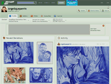 Tablet Screenshot of angeliqueperrin.deviantart.com