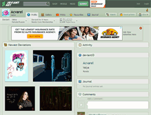 Tablet Screenshot of acvarel.deviantart.com