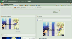 Desktop Screenshot of hakuren-x-teito.deviantart.com