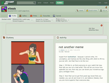 Tablet Screenshot of ellessis.deviantart.com
