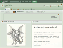 Tablet Screenshot of misterxman.deviantart.com