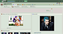 Desktop Screenshot of negativedreamer.deviantart.com