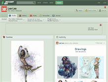 Tablet Screenshot of laa-laa.deviantart.com
