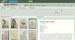 Desktop Screenshot of dark-blue-abaddon.deviantart.com