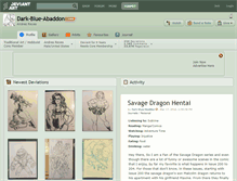 Tablet Screenshot of dark-blue-abaddon.deviantart.com