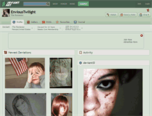 Tablet Screenshot of envioustwilight.deviantart.com