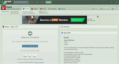 Desktop Screenshot of kyaris.deviantart.com