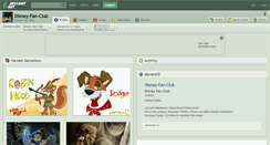 Desktop Screenshot of disney-fan-club.deviantart.com