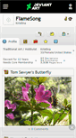 Mobile Screenshot of flamesong.deviantart.com