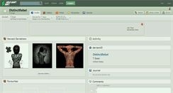 Desktop Screenshot of distinctrebel.deviantart.com