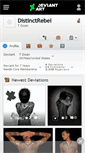 Mobile Screenshot of distinctrebel.deviantart.com