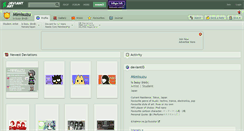Desktop Screenshot of mimisuzu.deviantart.com