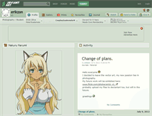 Tablet Screenshot of erikzon.deviantart.com