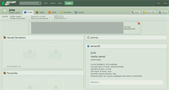 Desktop Screenshot of jvne.deviantart.com